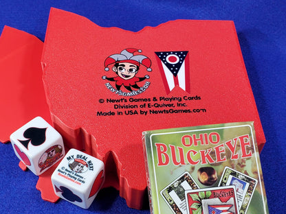 Ohio Buckeye Euchre Card Box Set: Includes Buckeye Trivia Cards & Trump Markers
