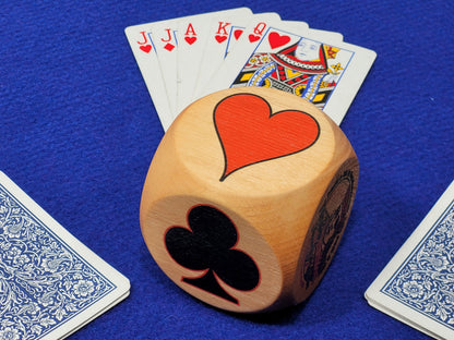 Maple Wood Trump Indicator: Original Trumpmendous suited marker for playing card games (2.5 inch)