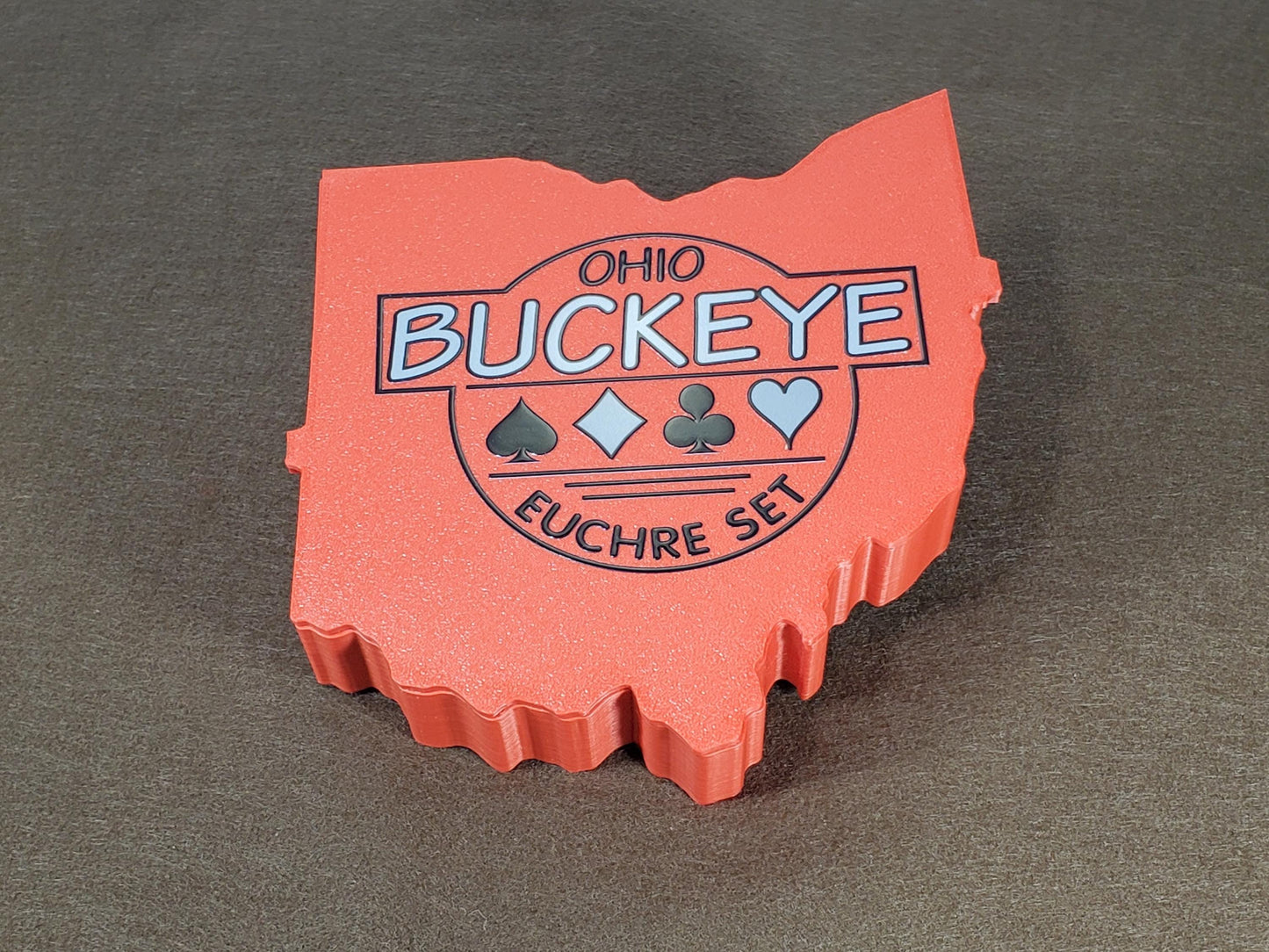 Ohio Buckeye Euchre Card Box Set: Includes Buckeye Trivia Cards & Trump Markers