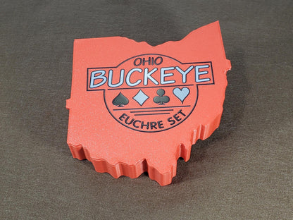 Ohio Buckeye Euchre Card Box Set: Includes Buckeye Trivia Cards & Trump Markers