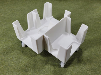 9-Deck Playing Card Tray: Canasta, Hand & Foot, Samba - Made in USA