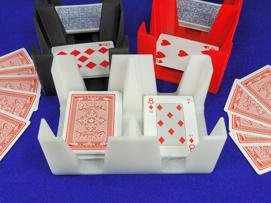 Six-Deck Playing Card Tray: Keeps Draw/Discard Piles Organized, Made in USA