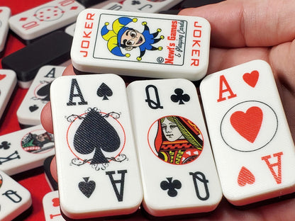 Pinochle Dominoes: Cardian Playing Card Game, Made in USA