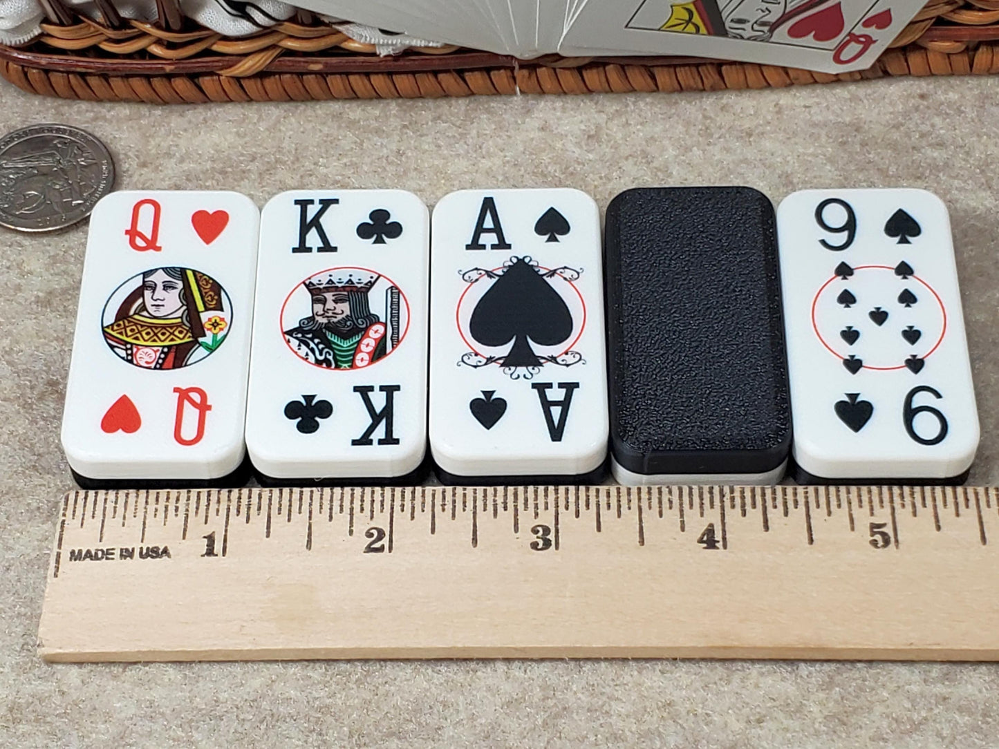 Pinochle Dominoes: Cardian Playing Card Game, Made in USA