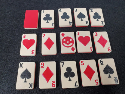 Poker Mahjong Tiles: Play your favorite playing card games, 56 Tiles