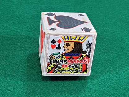 Suited Trump Indicator: Trumpmendous EDGE Maple Wood Card Game Marker - Made in USA
