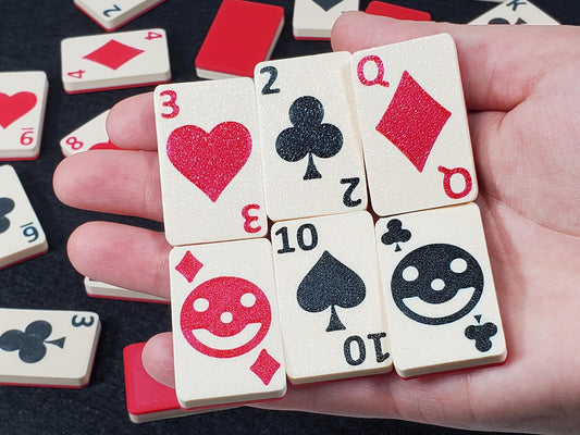 Poker Mahjong Tiles: Play your favorite playing card games, 56 Tiles