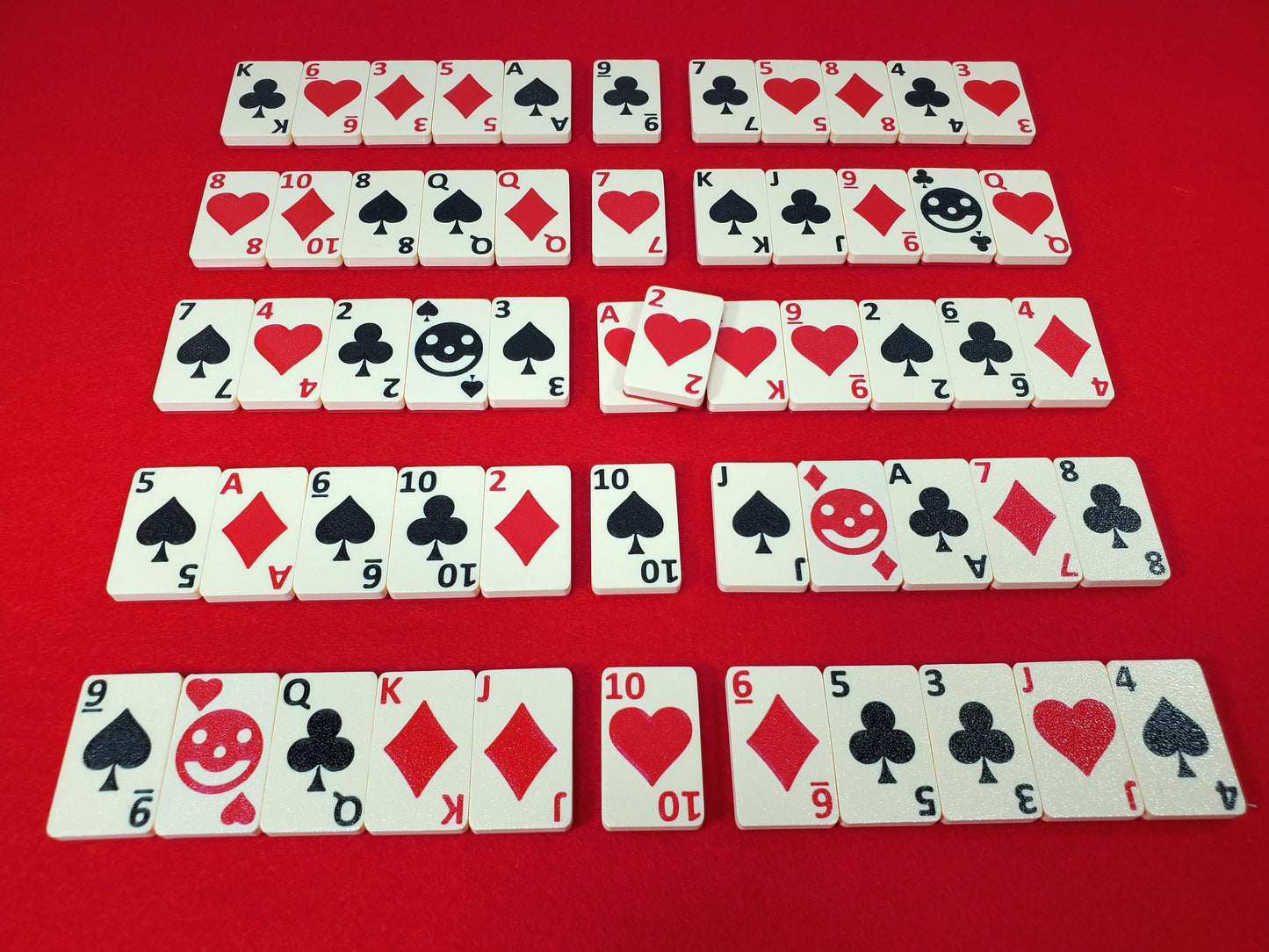 Poker Mahjong Tiles: Play your favorite playing card games, 56 Tiles
