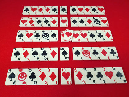 Poker Mahjong Tiles: Play your favorite playing card games, 56 Tiles