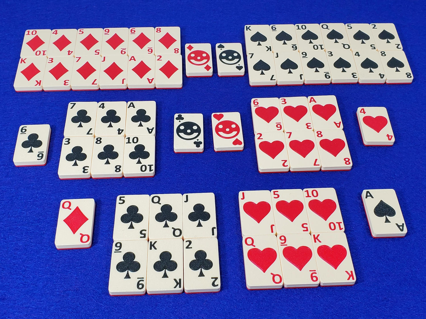Poker Mahjong Tiles: Play your favorite playing card games, 56 Tiles