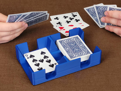Playing Card Tray: Canasta, Rummy, Skip-Bo, UNO - Made in USA