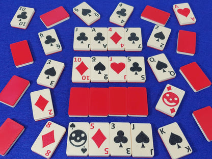 Poker Mahjong Tiles: Play your favorite playing card games, 56 Tiles