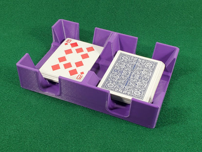 Playing Card Tray: Canasta, Rummy, Skip-Bo, UNO - Made in USA