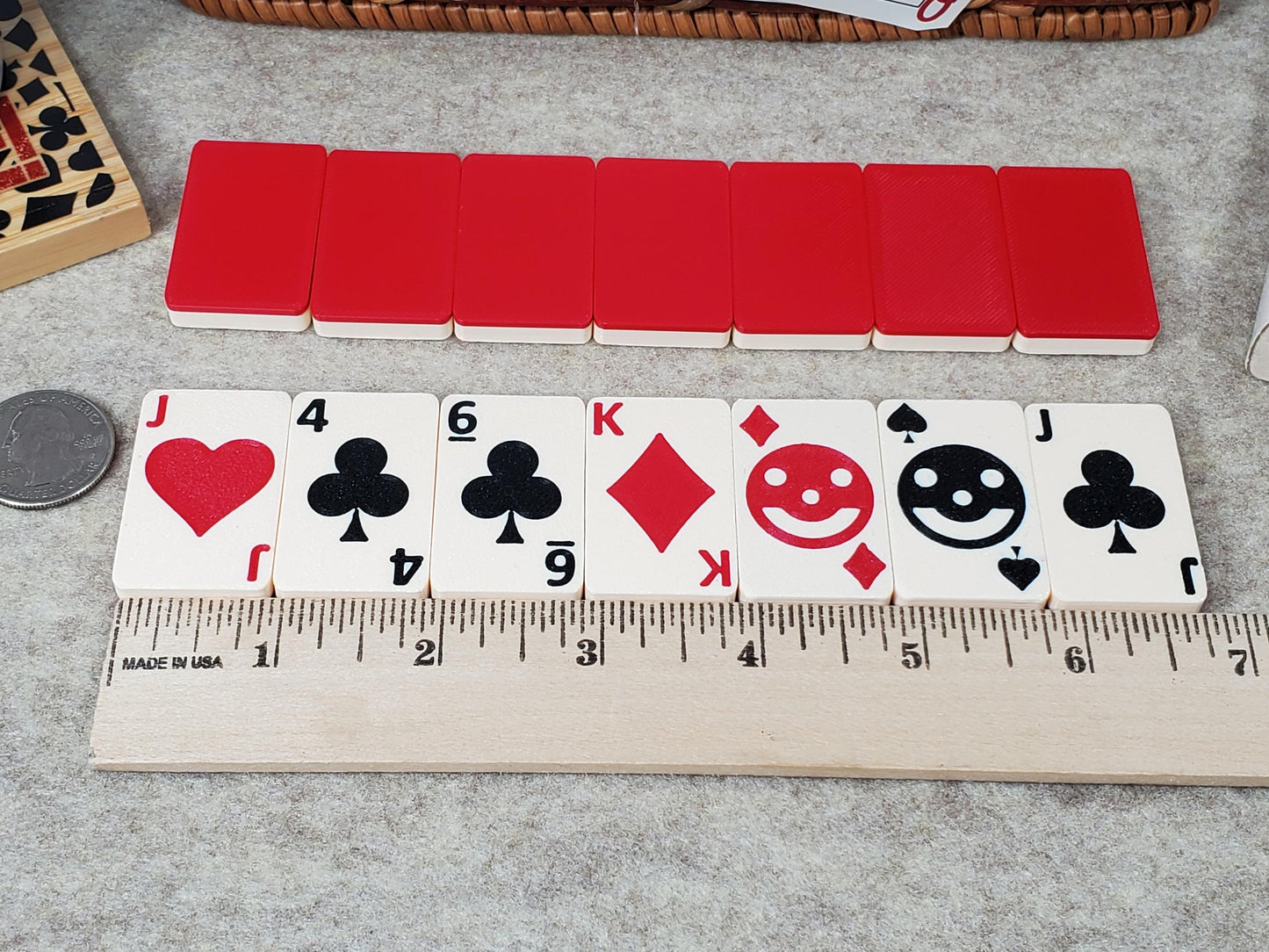 Poker Mahjong Tiles: Play your favorite playing card games, 56 Tiles