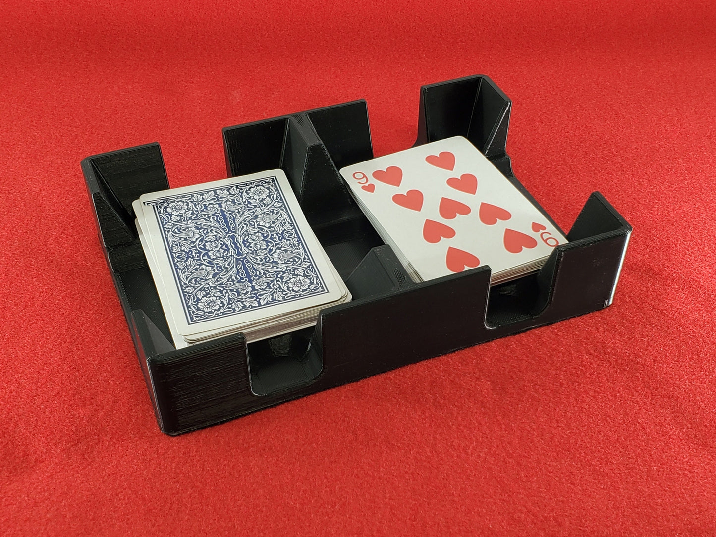Playing Card Tray: Canasta, Rummy, Skip-Bo, UNO - Made in USA