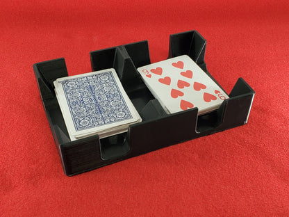 Playing Card Tray: Canasta, Rummy, Skip-Bo, UNO - Made in USA