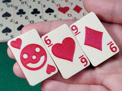 Poker Mahjong Tiles: Play your favorite playing card games, 56 Tiles
