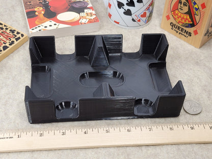 Playing Card Tray: Canasta, Rummy, Skip-Bo, UNO - Made in USA