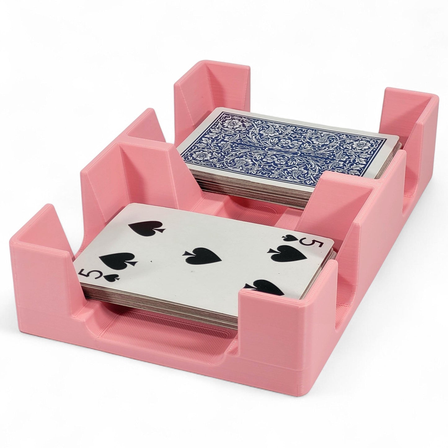Playing Card Tray: Canasta, Rummy, Skip-Bo, UNO - Made in USA