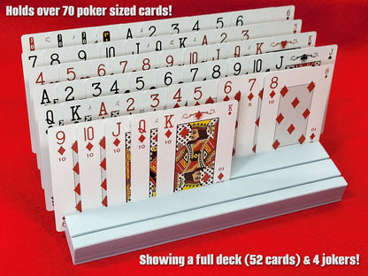 Personalized Playing Card Holder: For Canasta, Rummy, UNO - Arthritis-Friendly