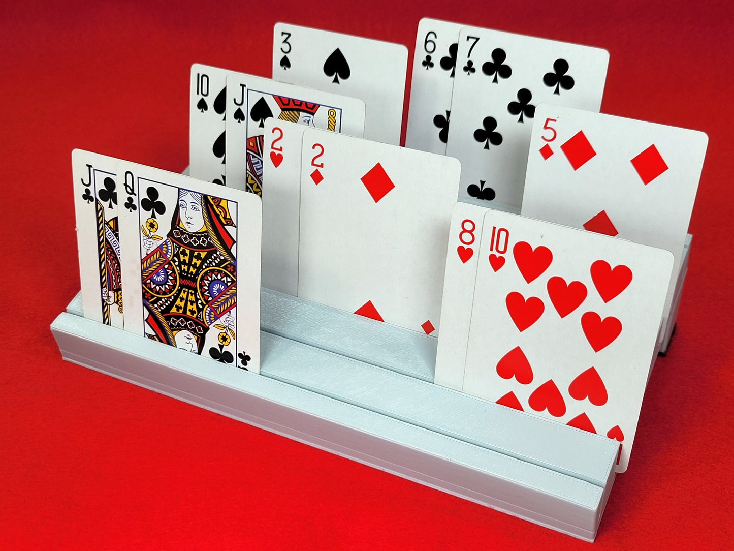 Personalized Playing Card Holder: For Canasta, Rummy, UNO - Arthritis-Friendly