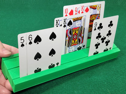 Personalized Playing Card Holder: For Canasta, Rummy, UNO - Arthritis-Friendly