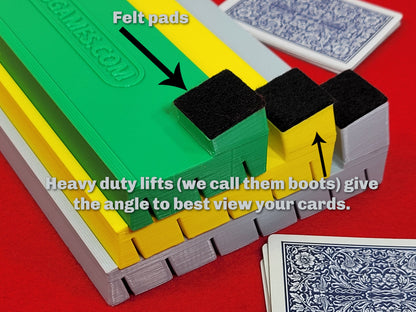 Personalized Playing Card Holder: For Canasta, Rummy, UNO - Arthritis-Friendly