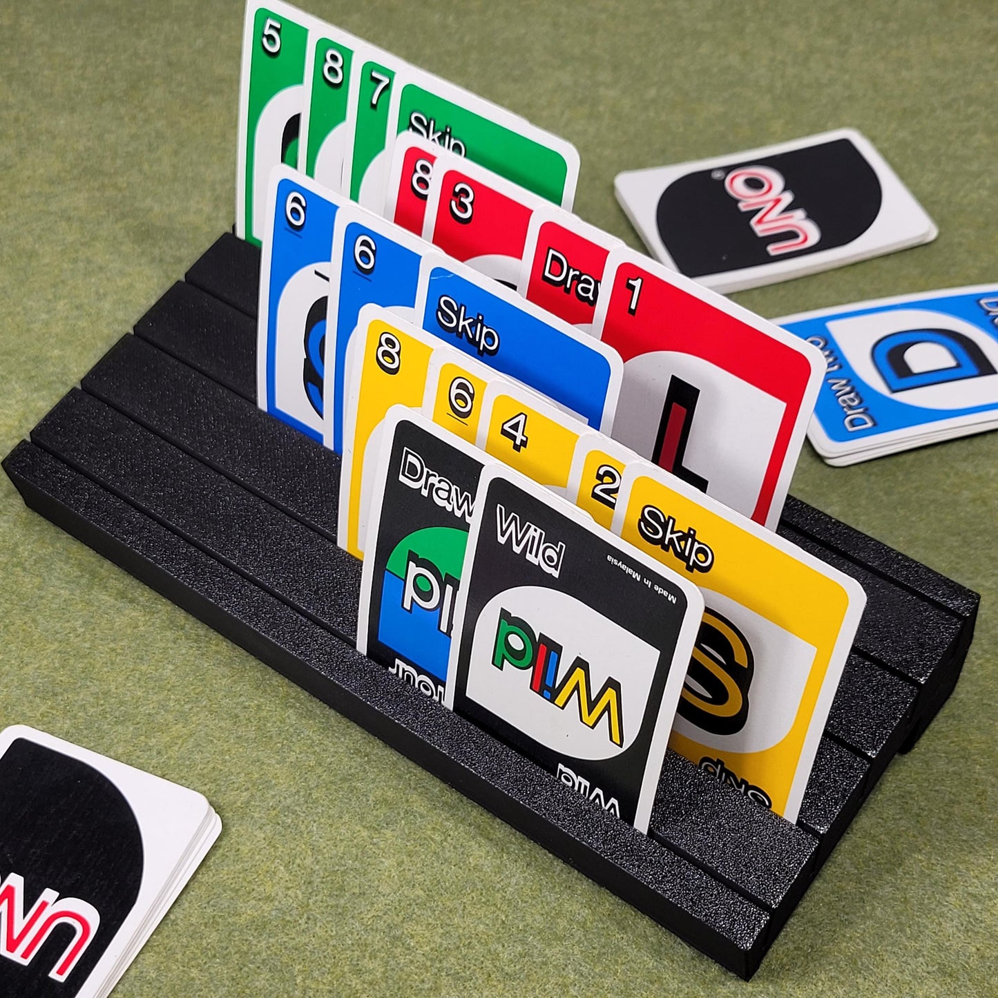 Personalized Playing Card Holder: For Canasta, Rummy, UNO - Arthritis-Friendly