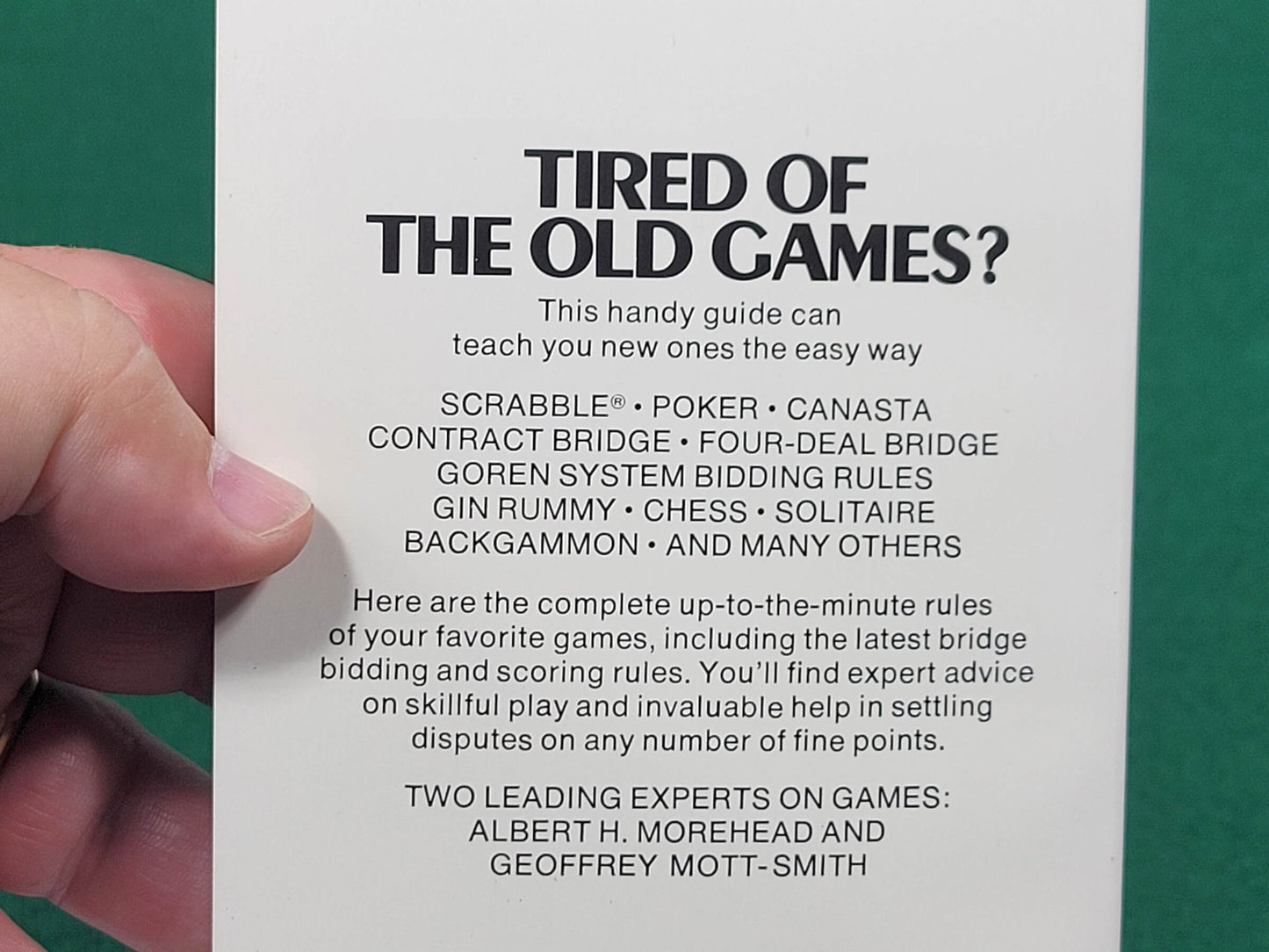 Vintage Hoyle's Rules of Games: US Playing Cards Paperback