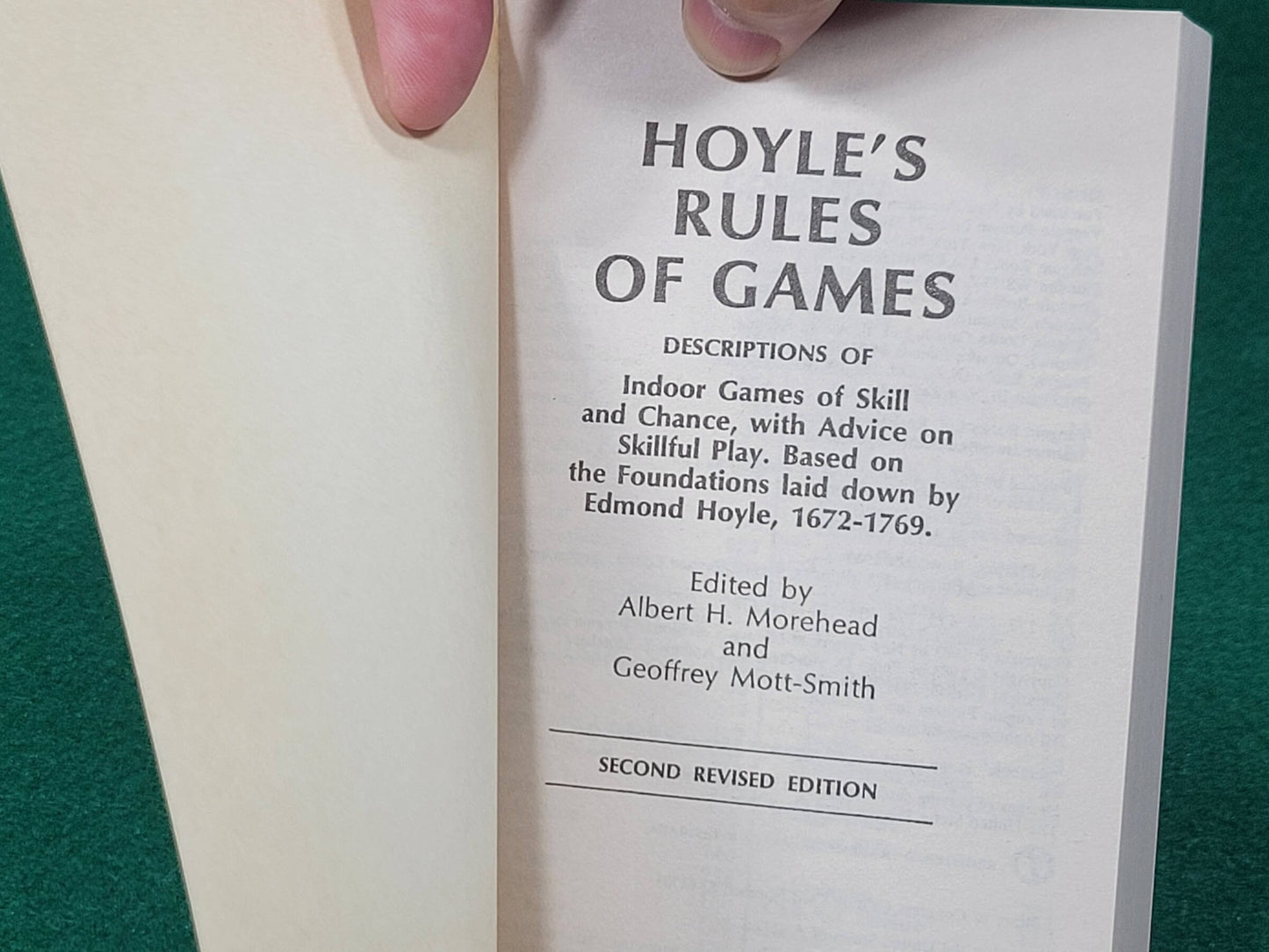 Vintage Hoyle's Rules of Games: US Playing Cards Paperback