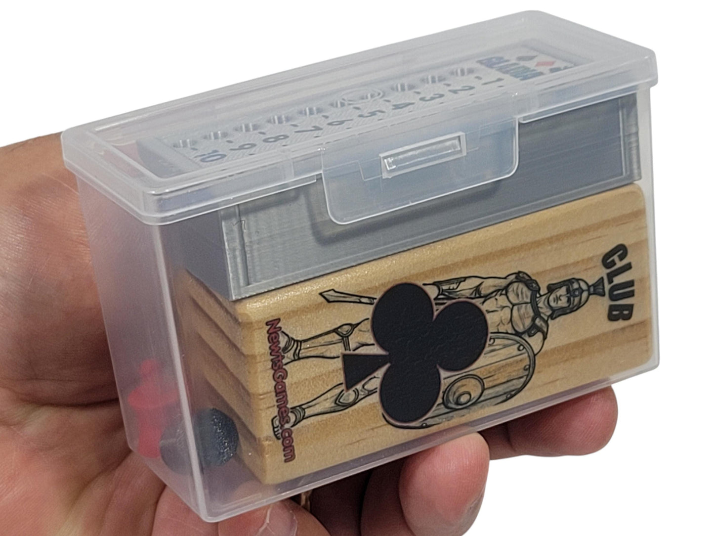 Gladiator Suited Marker and Scorekeeper Gift Set for Euchre Card Games
