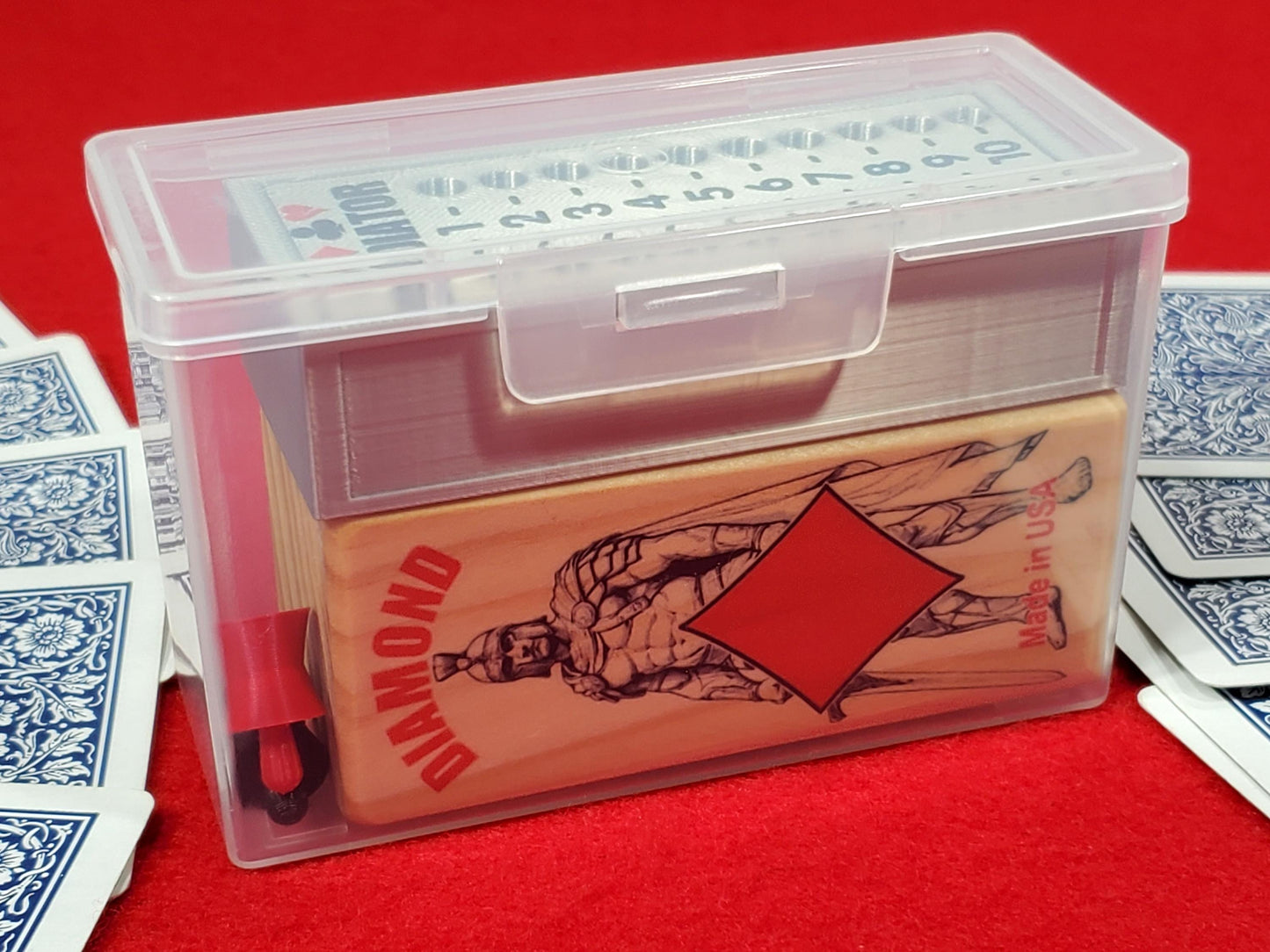 Gladiator Suited Marker and Scorekeeper Gift Set for Euchre Card Games