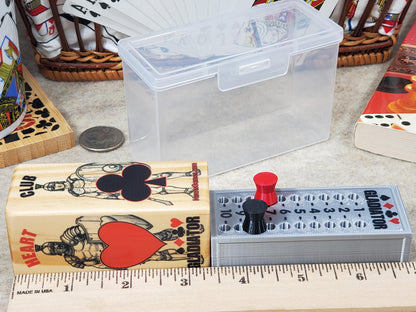 Gladiator Suited Marker and Scorekeeper Gift Set for Euchre Card Games