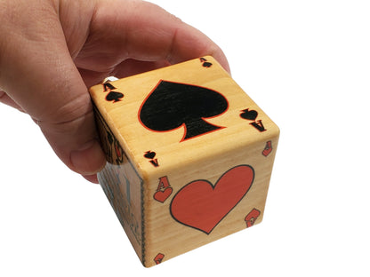 Euchre Trump Marker: One Big Ace Card Suit, Raise Hell Design