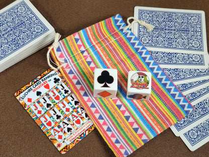 Euchre Suited Marker Cube Set: Whatabe Trump Playing Card Game Aid - Includes Two