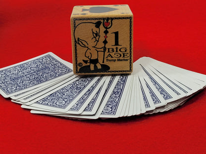 Euchre Trump Marker: One Big Ace Card Suit, Raise Hell Design