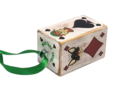 Poker Gift Topper: Card Suit Ornament for Bridge, Euchre