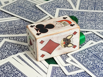 Poker Gift Topper: Card Suit Ornament for Bridge, Euchre