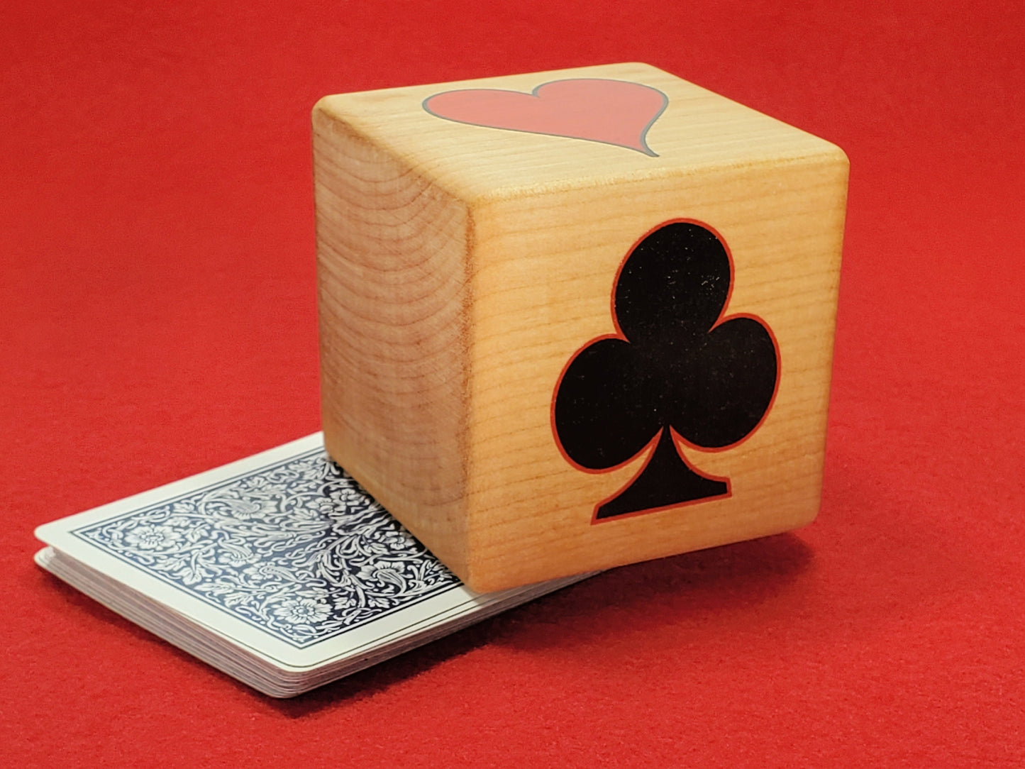 Custom Suited Trump Marker: Personalized Card Games Gift Block