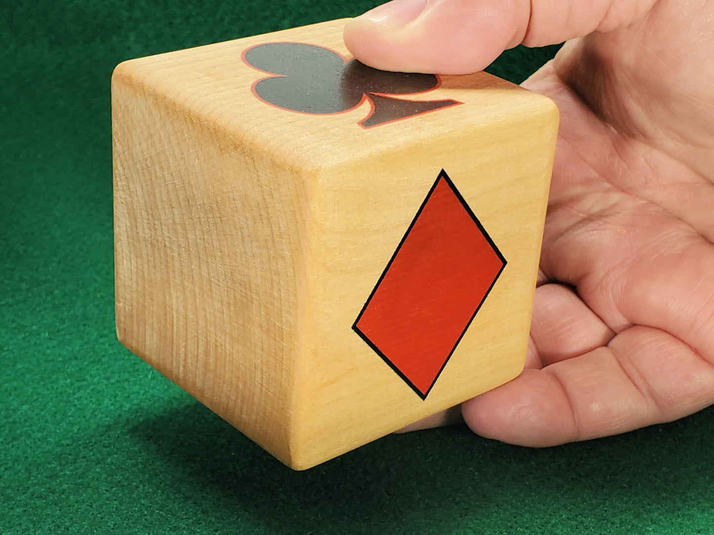 Custom Suited Trump Marker: Personalized Card Games Gift Block