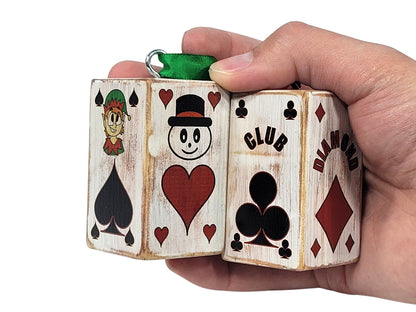 Poker Gift Topper: Card Suit Ornament for Bridge, Euchre
