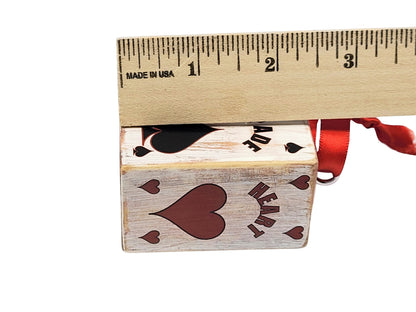 Poker Gift Topper: Card Suit Ornament for Bridge, Euchre