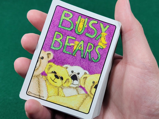 Busy Bear Playing Card Deck: Hidden Image Art - Limited Edition