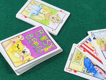 Busy Bear Playing Card Deck: Hidden Image Art - Limited Edition