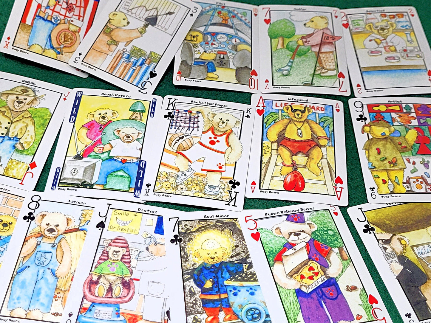 Busy Bear Playing Card Deck: Hidden Image Art - Limited Edition