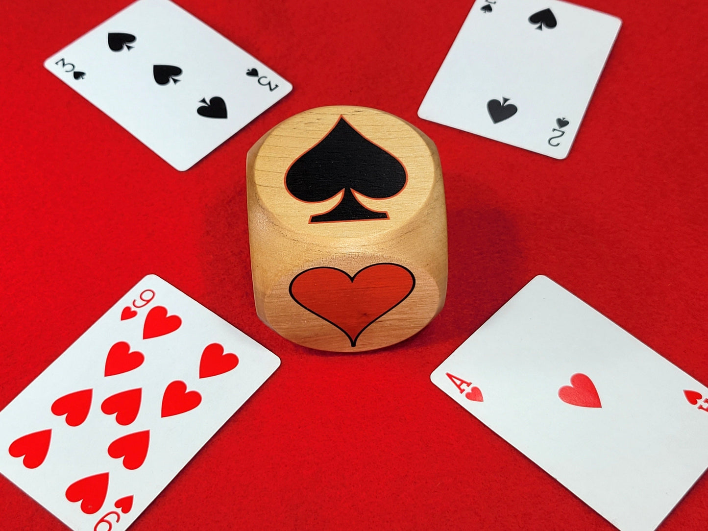 Trumpmendous NO Trump Indicator Cube: Wood Bridge Playing Card Game Marker