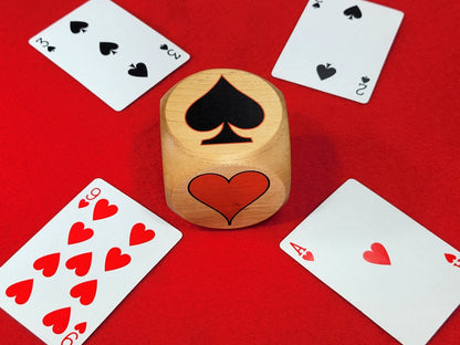 Trumpmendous NO Trump Indicator Cube: Wood Bridge Playing Card Game Marker
