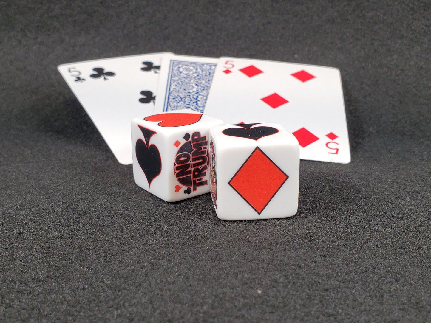 Whatabe Trump Card Marker: No Trump Design for Pinochle, Bridge, and More - Includes Two