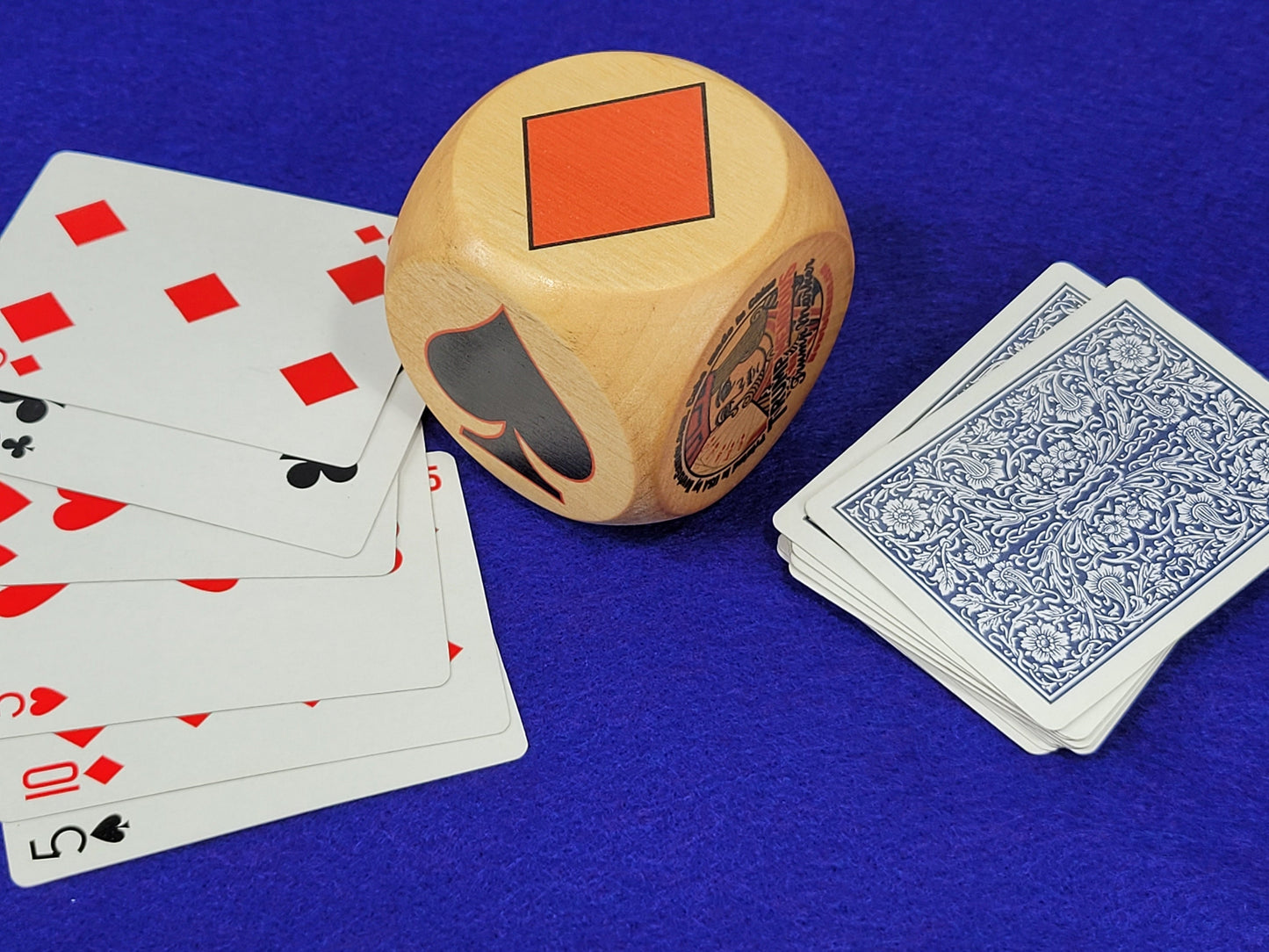 Trumpmendous NO Trump Indicator Cube: Wood Bridge Playing Card Game Marker