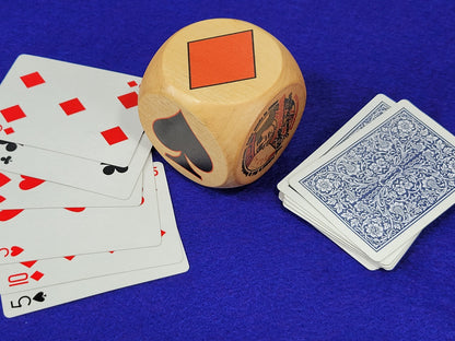 Trumpmendous NO Trump Indicator Cube: Wood Bridge Playing Card Game Marker